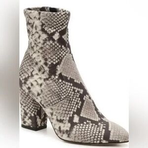 Steve Madden Elory | Snakeskin Suede Booties